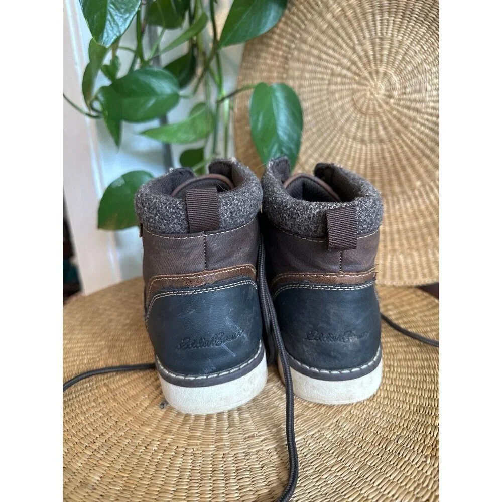 Eddie Bauer youth size 5M brown boots